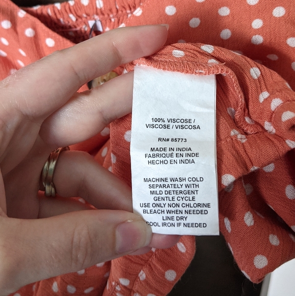 O'Neill • Orange Polkadot Tank - Picture 8 of 11